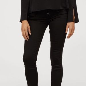 H&M Distressed Over the Belly Maternity Jeans